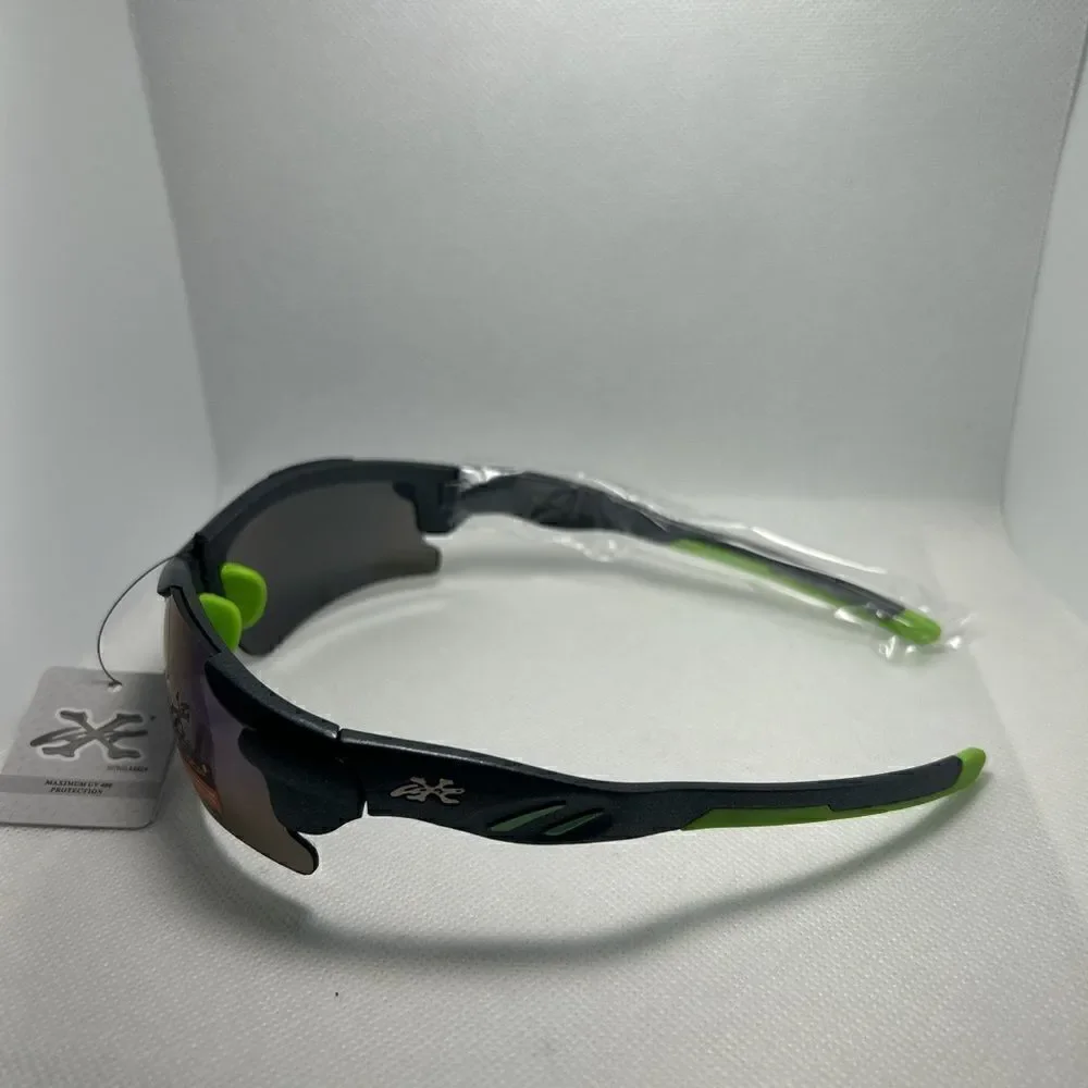 X-Loop Mens Rimless Mirrored Sunglasses